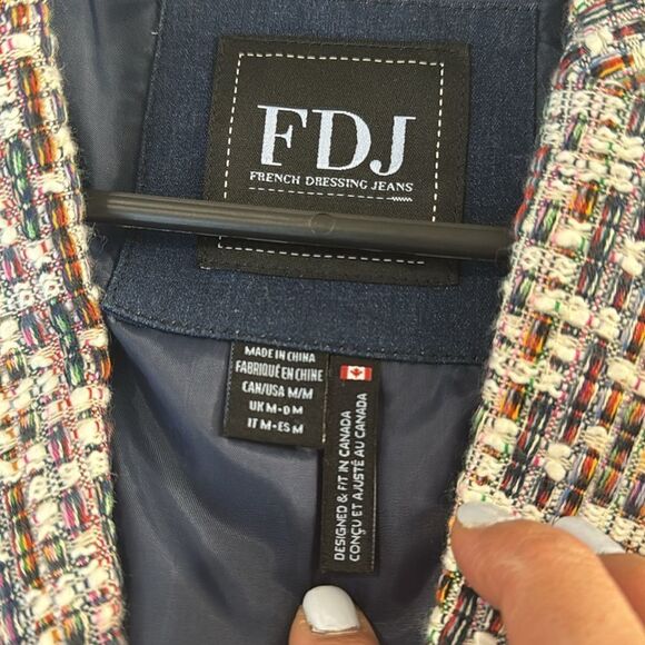 FRENCH DRESSING JEANS MULTICOLOR BLAZER SIZE M - Picture 4 of 9